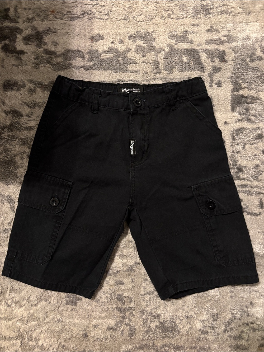 Lrg Boys Black Cargo Shorts